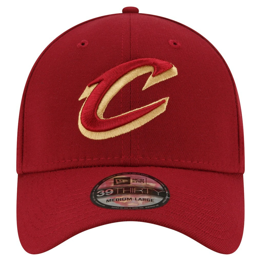 New Era Cleveland Cavaliers Logo 39THIRTY Flex Hat Wine