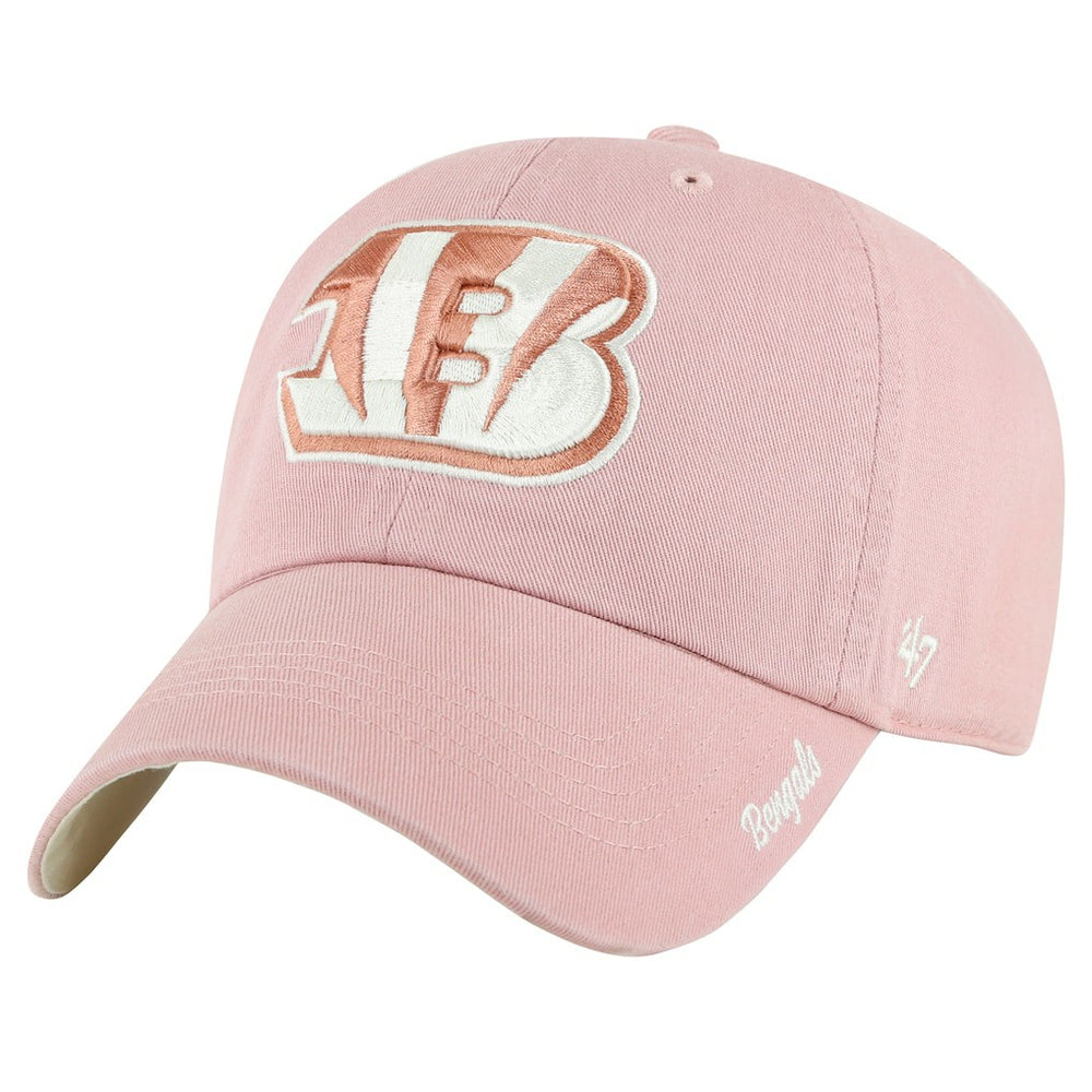 Cincinnati Bengals '47 Women's Ballpark Cheer Dusty Rose Clean Up Adjustable Hat - Pink - 47 brand