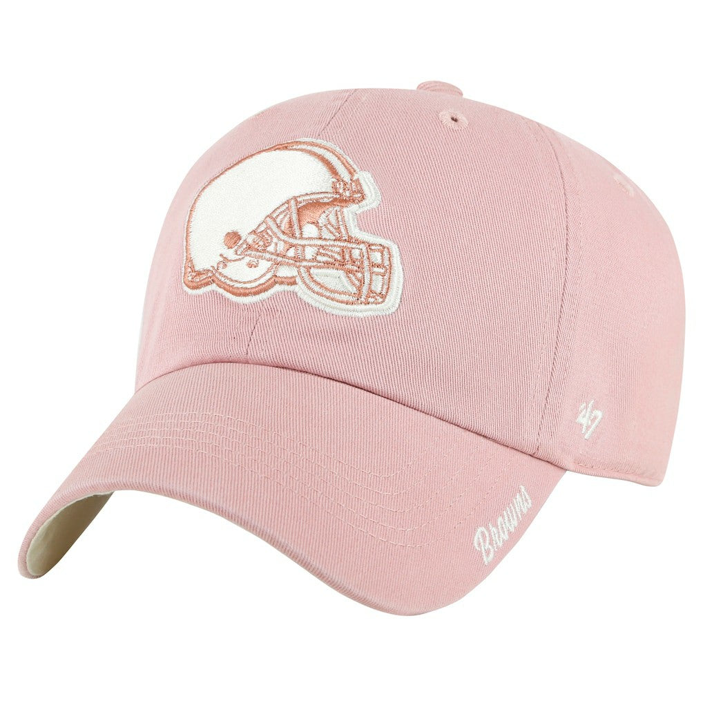Cleveland Browns '47 Women's Ballpark Cheer Dusty Rose Clean Up Adjustable Hat - Pink - 47 brand