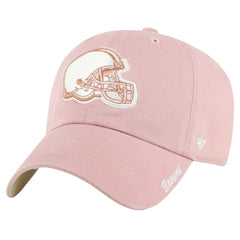 Cleveland Browns '47 Women's Ballpark Cheer Dusty Rose Clean Up Adjustable Hat - Pink - 47 brand