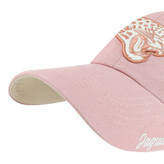 Jacksonville Jaguars '47 Women's Ballpark Cheer Dusty Rose Clean Up Adjustable Hat - Pink - 47 brand