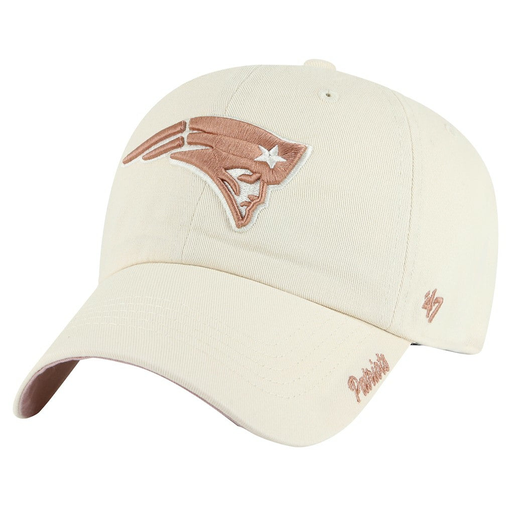 New England Patriots '47 Women's Ballpark Cheer Clean Up Adjustable Hat - Natural - 47 brand