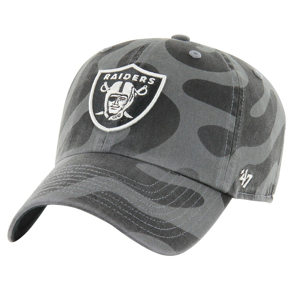 Las Vegas Raiders '47 Women's Freeform Clean Up Adjustable Hat - Charcoal - 47 brand