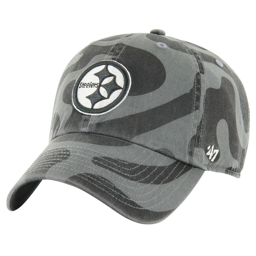 Pittsburgh Steelers '47 Women's Freeform Clean Up Adjustable Hat - Charcoal - 47 brand