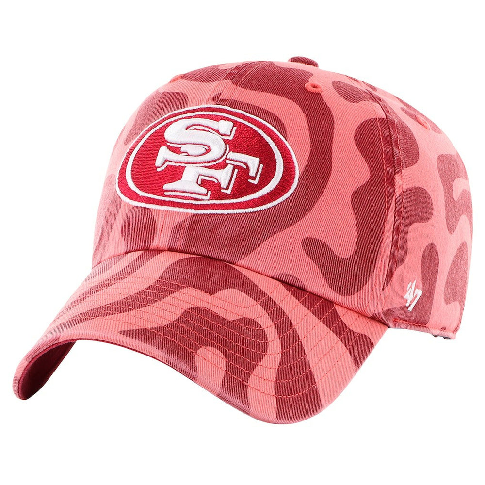 San Francisco 49ers '47 Women's Freeform Clean Up Adjustable Hat - Scarlet - 47 brand