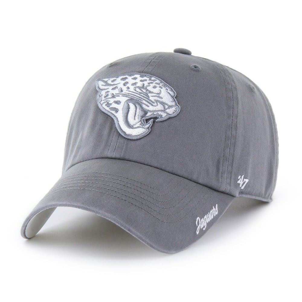 Jacksonville Jaguars '47 Women's Luminance Cheer Clean Up Adjustable Hat - Gray - 47 brand