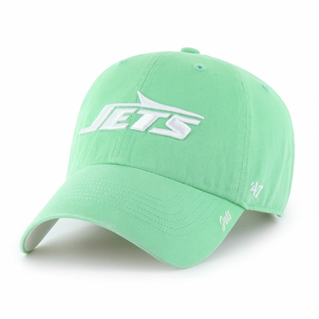 New York Jets '47 Women's Luminance Cheer Clean Up Adjustable Hat - Green - 47 brand