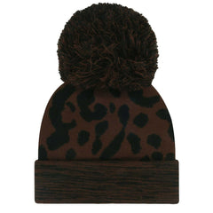 New York Giants '47 Women's Cacao Cuffed Knit Hat with Pom - Brown - 47 brand