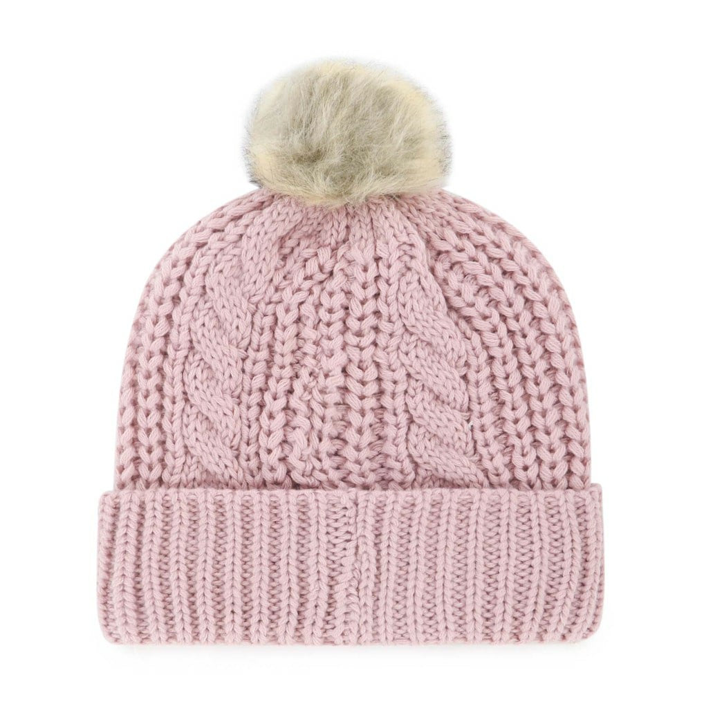 Jacksonville Jaguars '47 Women's Meeko Cuffed Knit Hat with Pom - Dusty Rose - 47 brand