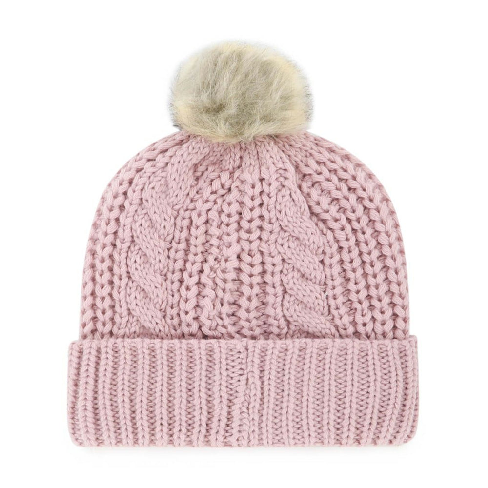 Jacksonville Jaguars '47 Women's Meeko Cuffed Knit Hat with Pom - Dusty Rose - 47 brand