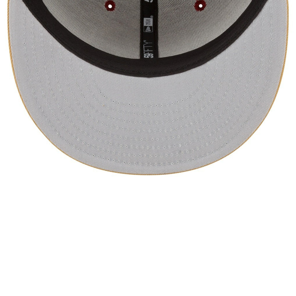 New Era Cleveland Cavaliers 2-Tone 59FIFTY Fitted Hat Wine/Gold