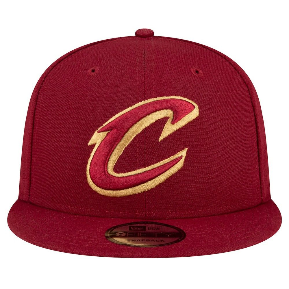 New Era Cleveland Cavaliers Team Color 9FIFTY Snapback Hat Wine