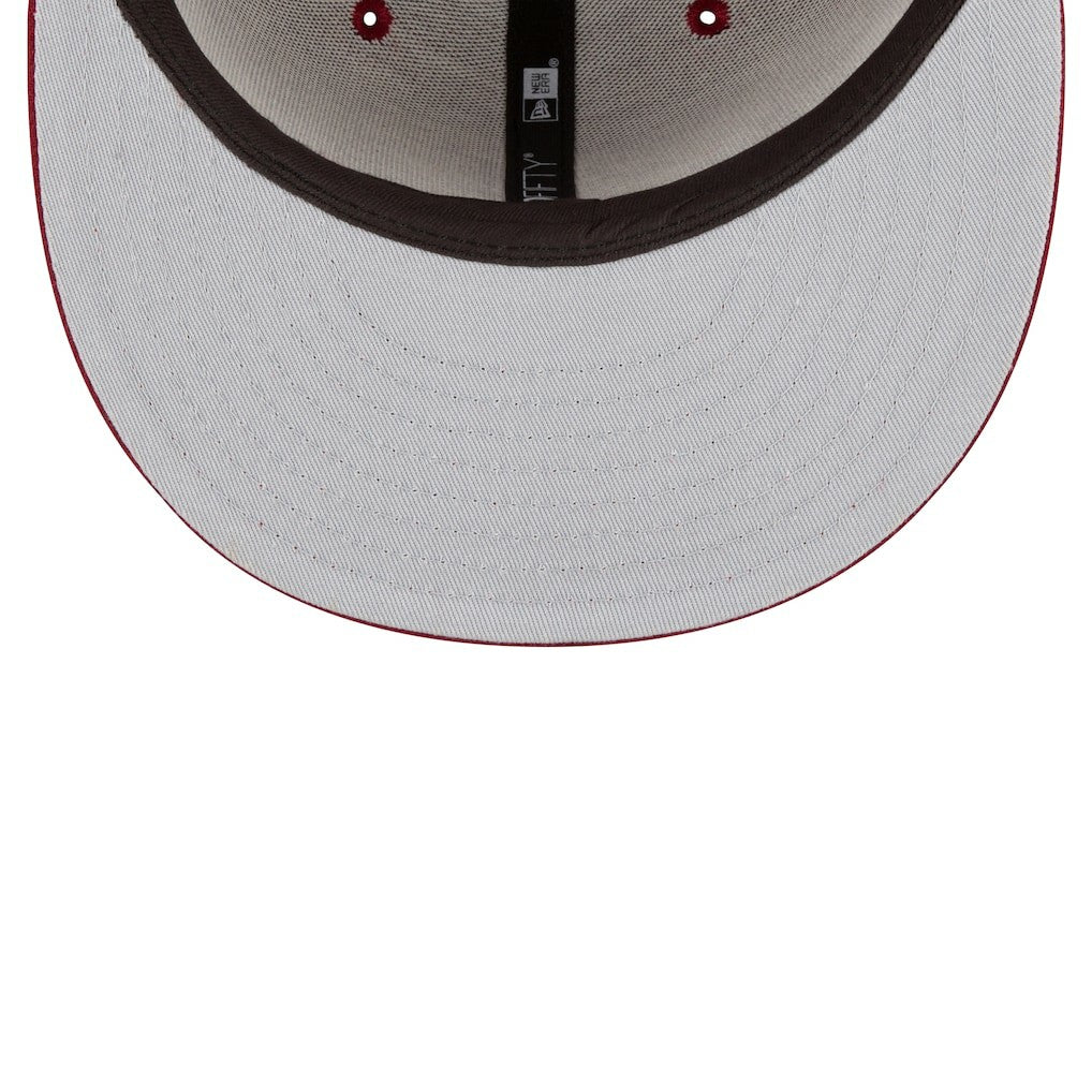 New Era Cleveland Cavaliers Team Color 9FIFTY Snapback Hat Wine