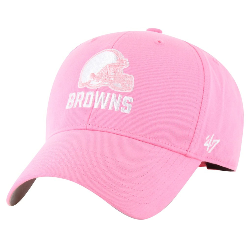 Cleveland Browns '47 Girls Youth Rose MVP Adjustable Hat - Pink - 47 brand