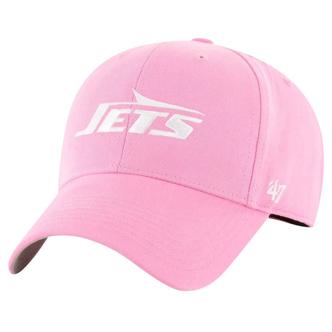 New York Jets '47 Girls Youth Rose MVP Adjustable Hat - Pink - 47 brand