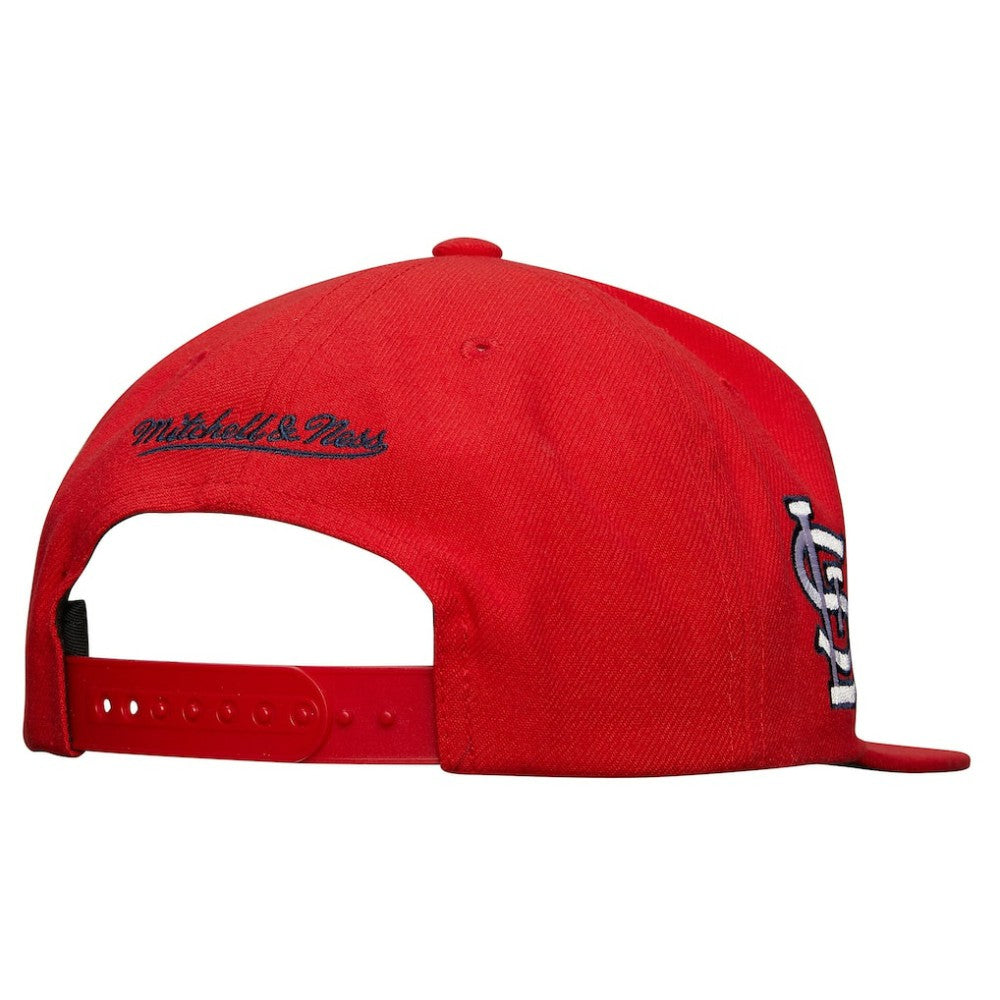 St. Louis Cardinals Mitchell & Ness Team Tagged Snapback Hat Online