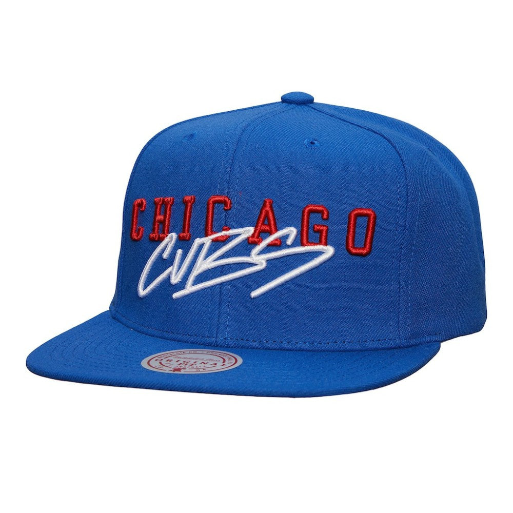 Chicago Cubs Mitchell & Ness Team Tagged Snapback Hat Online