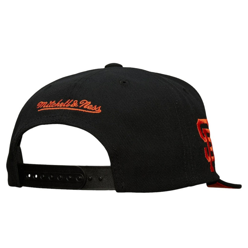 San Francisco Giants Mitchell & Ness Team Tagged Snapback Hat Online