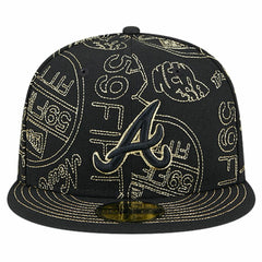 Atlanta Braves New Era 59FIFTY Day Allover Fitted Hat Discount