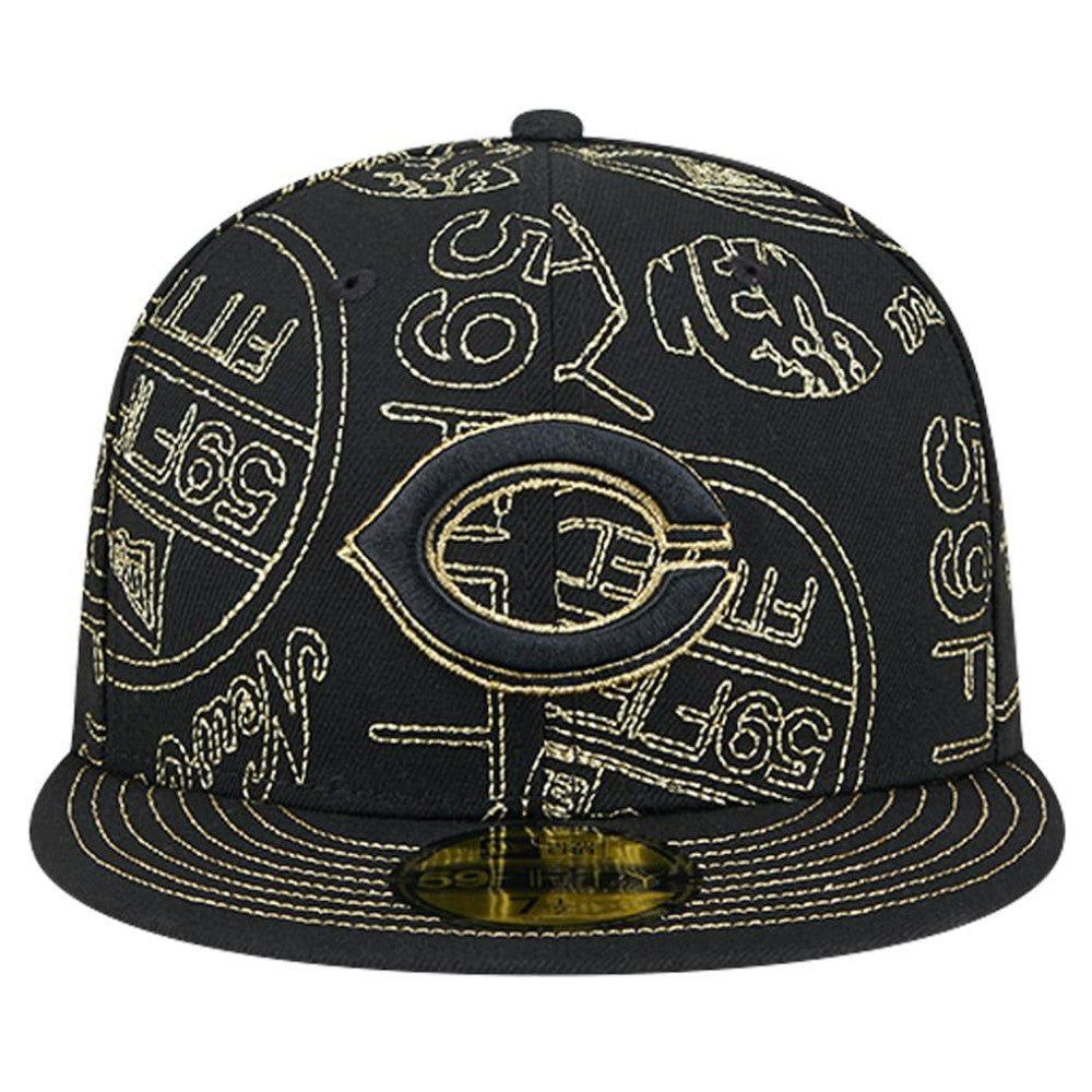 Cincinnati Reds New Era 59FIFTY Day Allover Fitted Hat for sale
