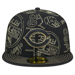 Cincinnati Reds New Era 59FIFTY Day Allover Fitted Hat for sale