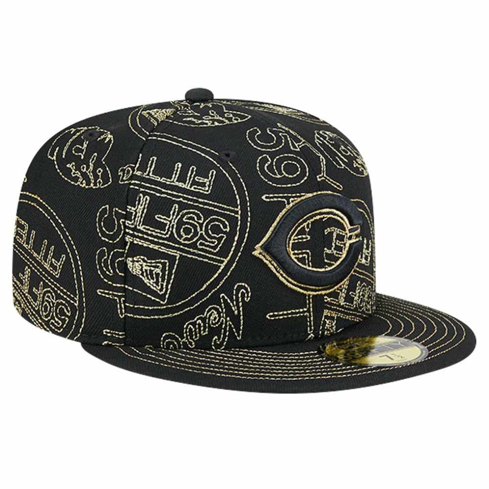 Cincinnati Reds New Era 59FIFTY Day Allover Fitted Hat for sale