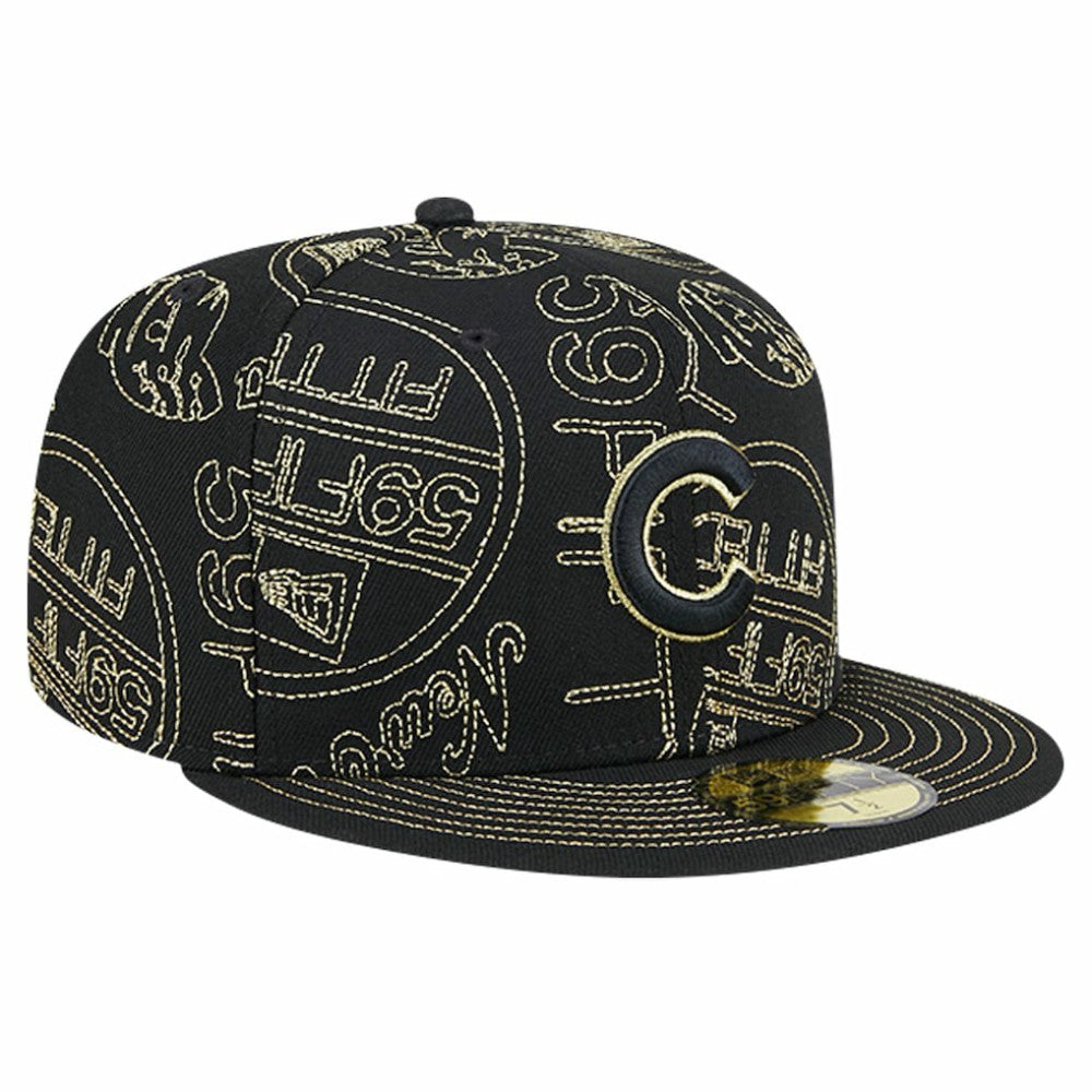 Chicago Cubs New Era 59FIFTY Day Allover Fitted Hat for sale