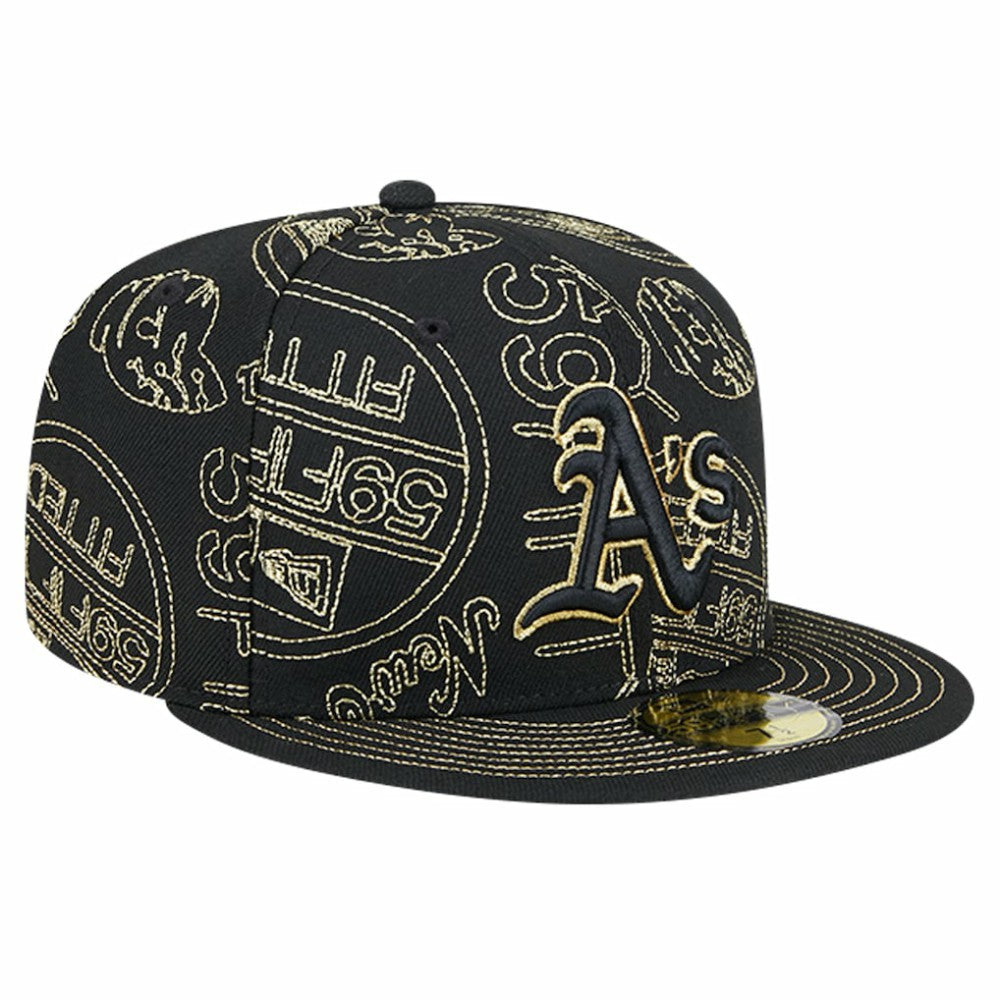 Athletics New Era 59FIFTY Day Allover Fitted Hat Sale