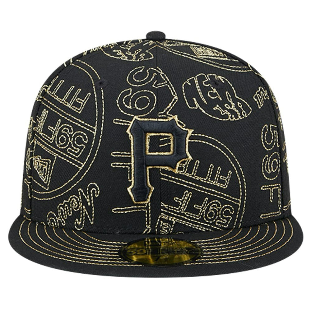 Pittsburgh Pirates New Era 59FIFTY Day Allover Fitted Hat Online