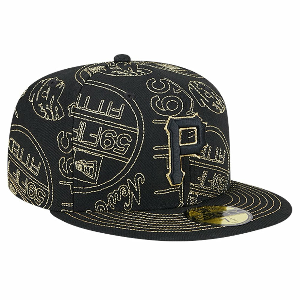 Pittsburgh Pirates New Era 59FIFTY Day Allover Fitted Hat Online