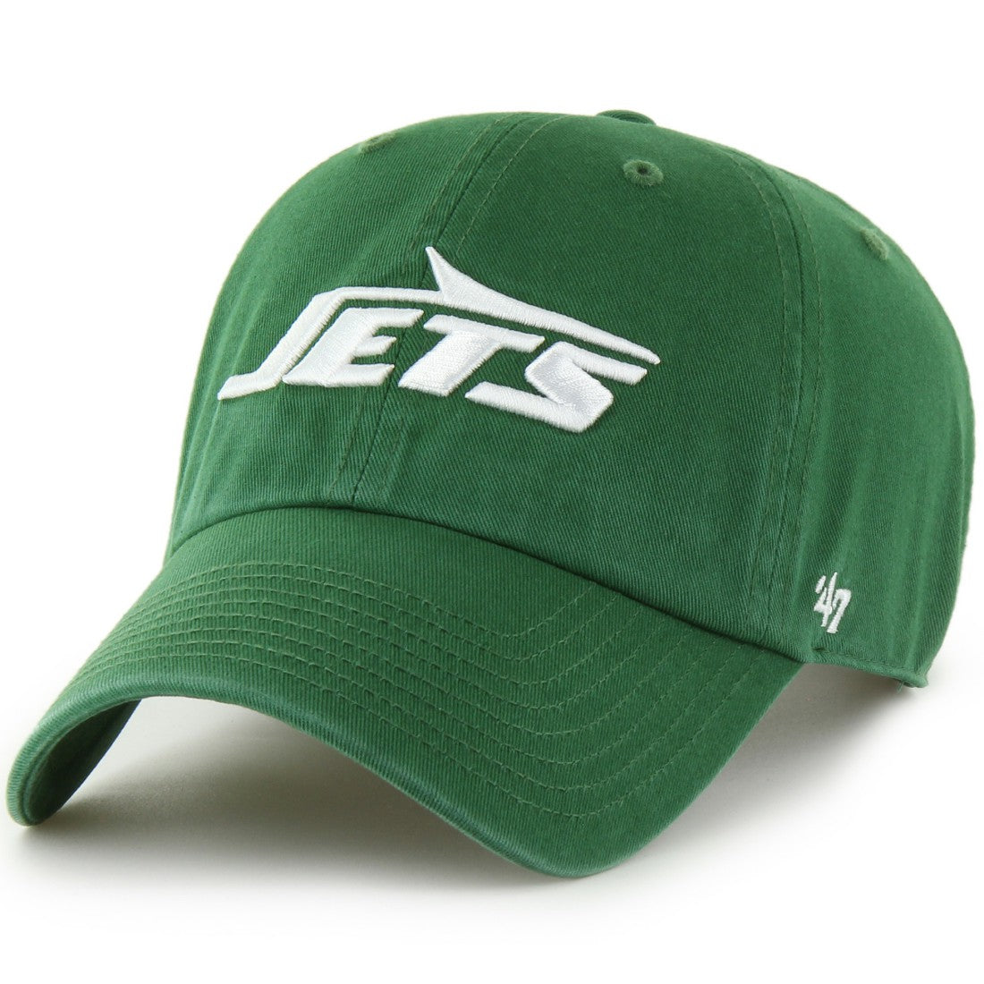 New York Jets '47 Clean Up Primary Adjustable Hat - Green - 47 brand