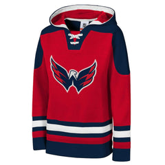 Washington Capitals Youth Ageless Must Have Home V-Neck Pullover Hoodie - Red | NHL near me