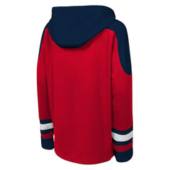 Washington Capitals Youth Ageless Must Have Home V-Neck Pullover Hoodie - Red | NHL near me