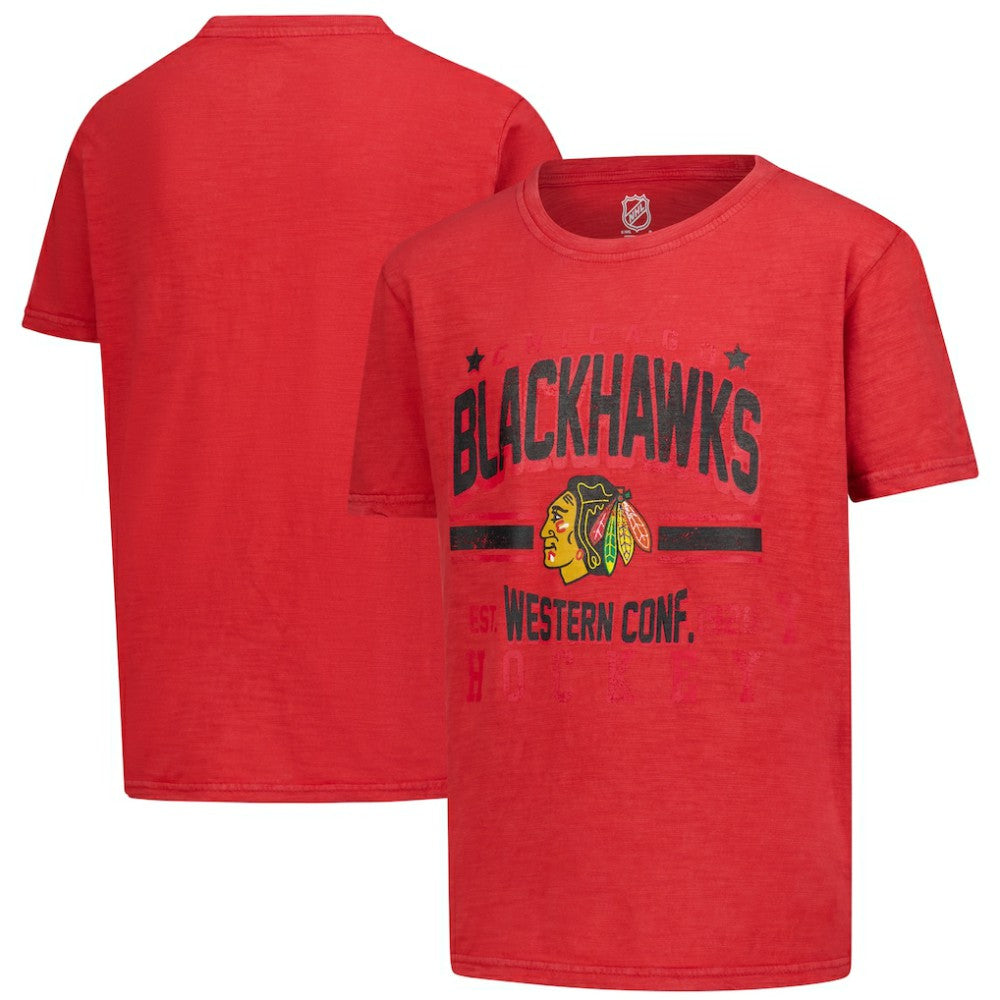 Chicago Blackhawks Youth Sure Short T-Shirt - Red | NHL online