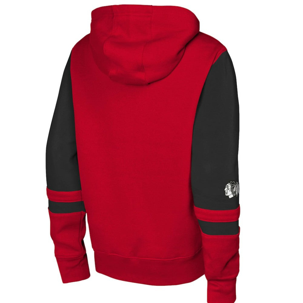 Chicago Blackhawks Youth Face Off Full-Zip Hoodie - Red | NHL online