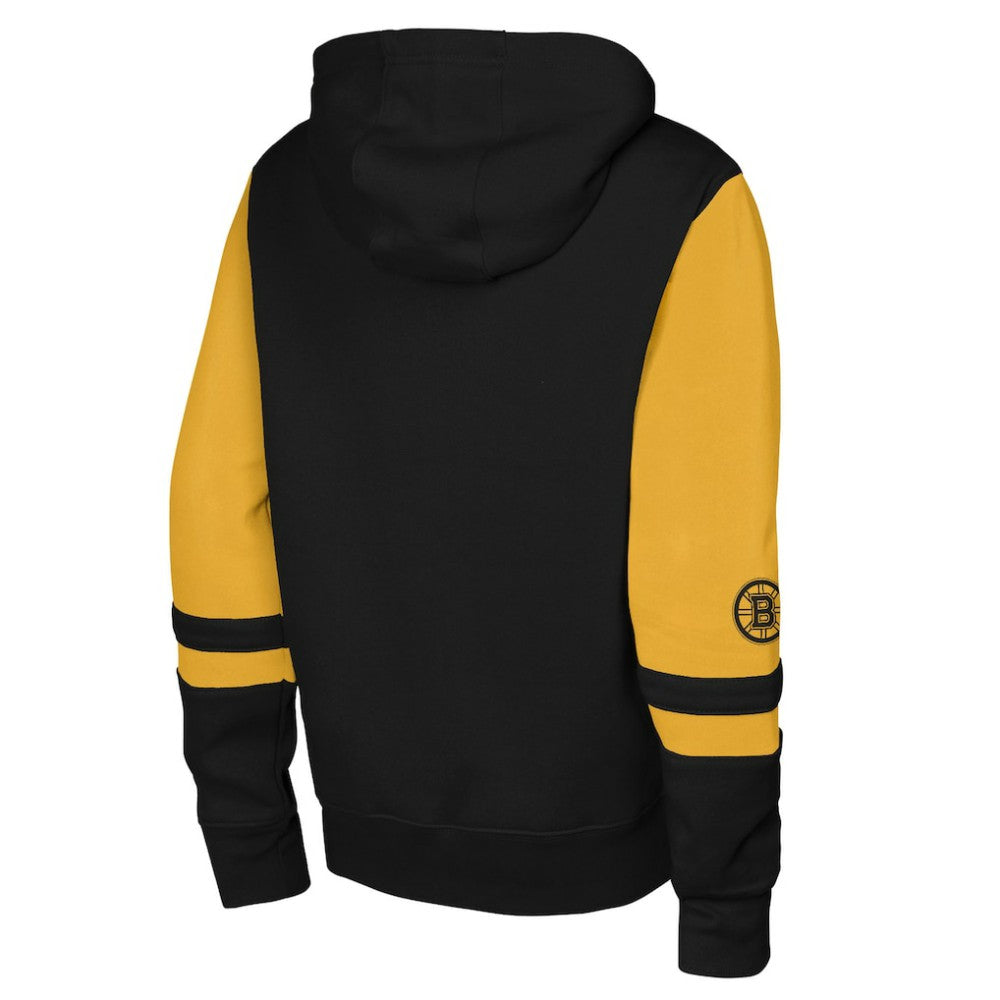 Boston Bruins Youth Face Off Full-Zip Hoodie - Black | NHL sale