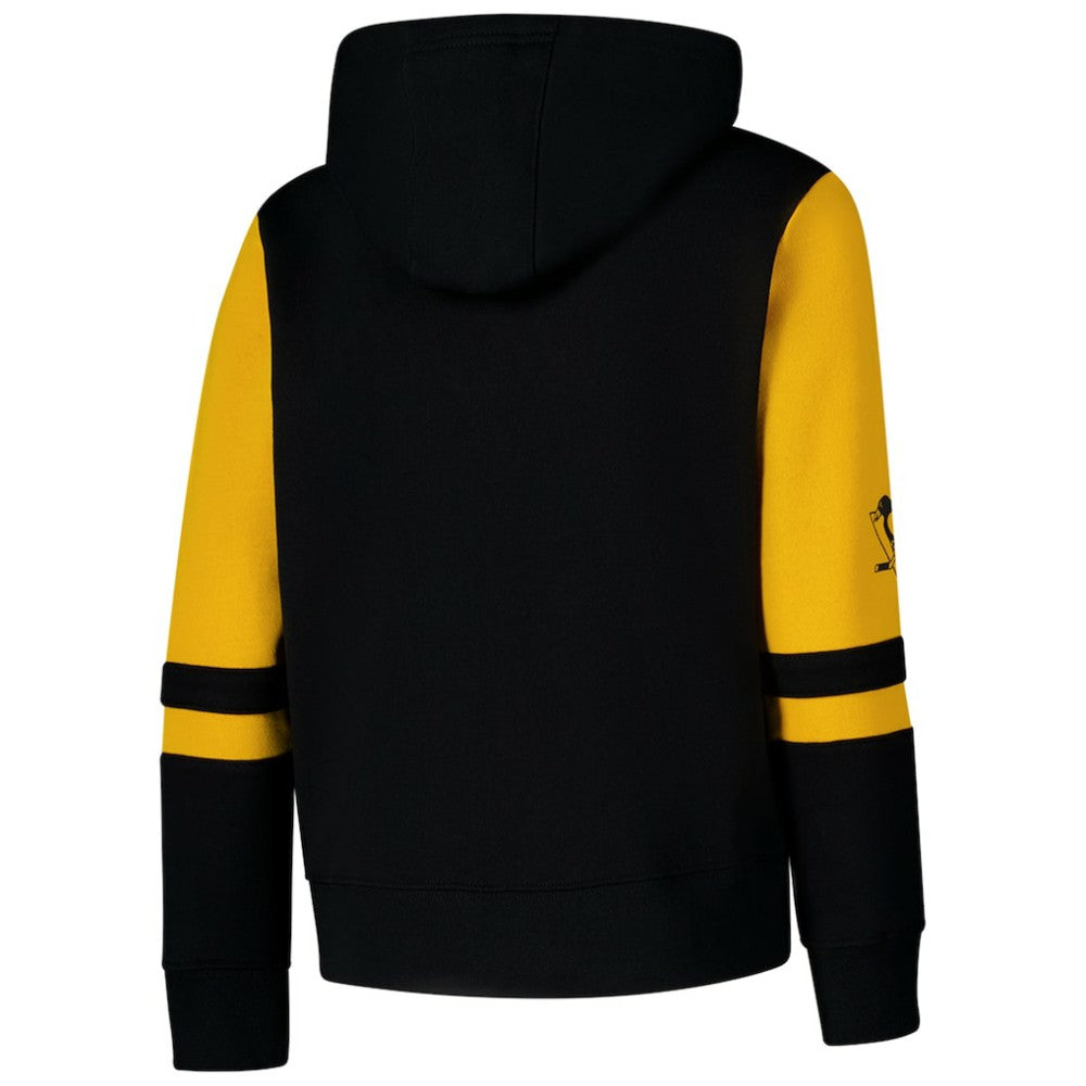Pittsburgh Penguins Youth Face Off Full-Zip Hoodie - Black | NHL near me