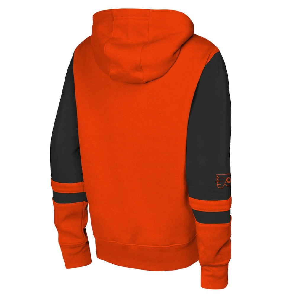 Philadelphia Flyers Youth Face Off Full-Zip Hoodie - Orange | NHL discount