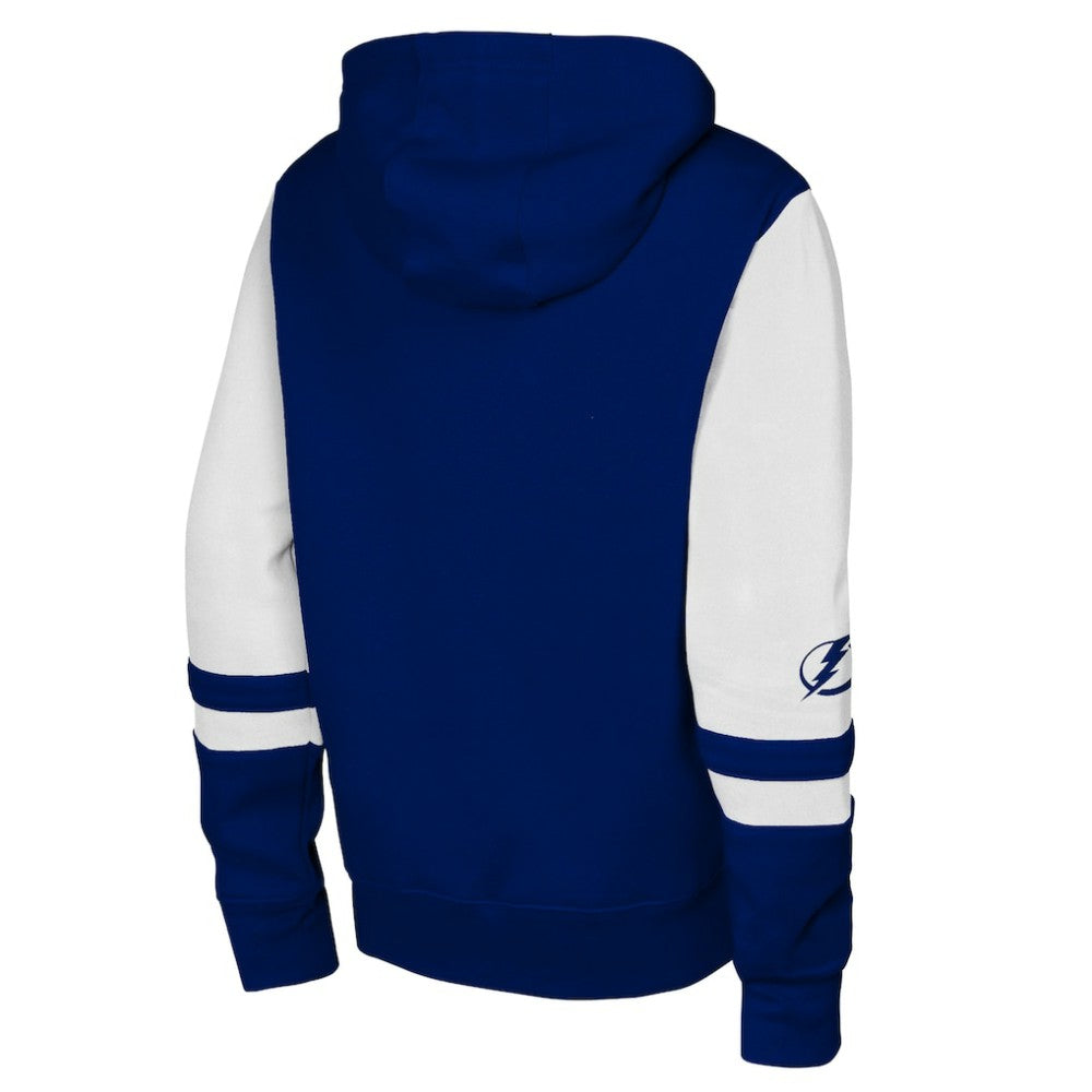 Tampa Bay Lightning Youth Face Off Full-Zip Hoodie - Blue | NHL Lifestyle