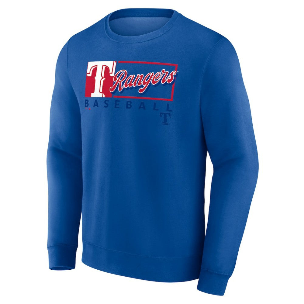 Texas Rangers Profile Big & Tall Pullover Sweatshirt Outlet