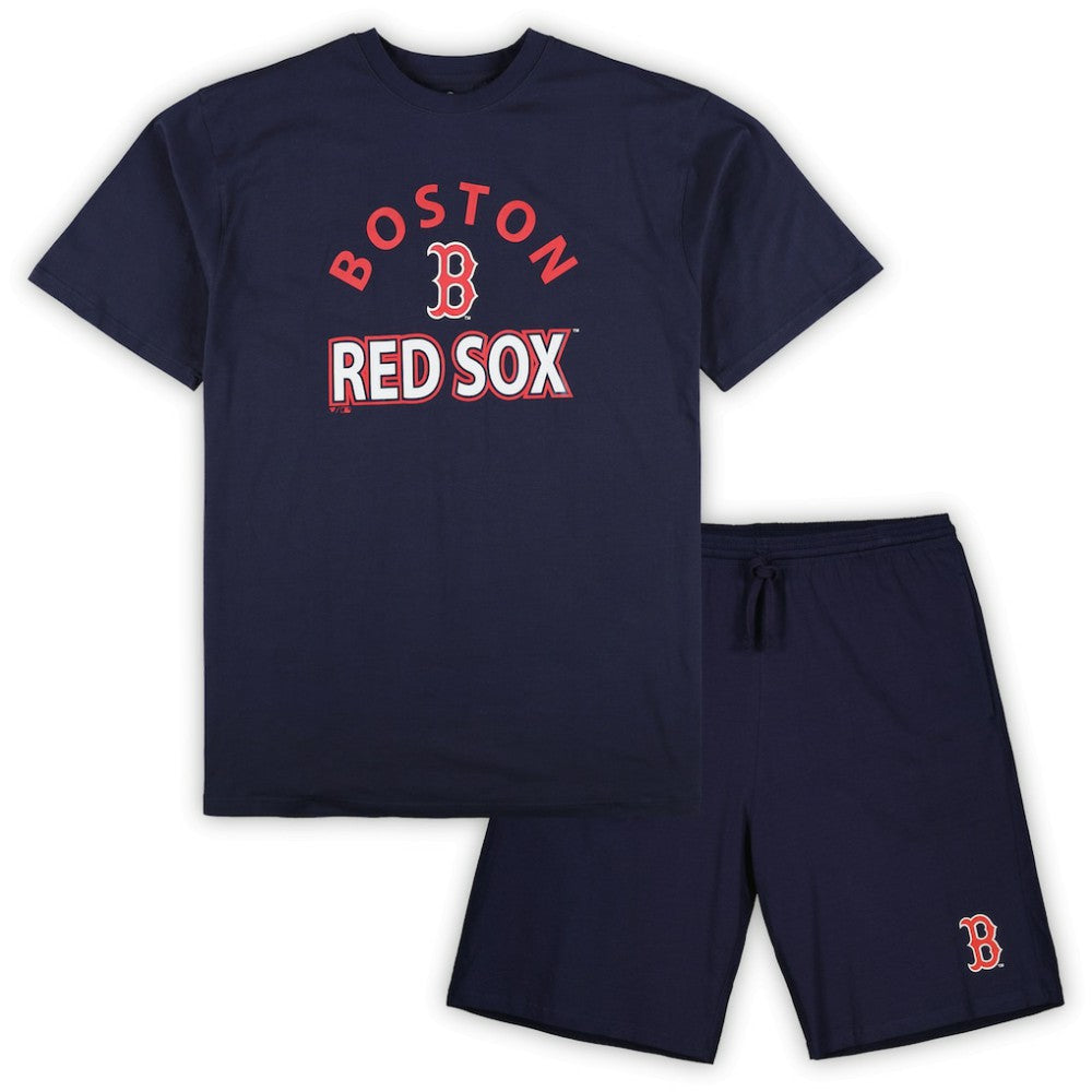 Boston Red Sox Profile Big & Tall T-Shirt & Shorts Combo Set Sale