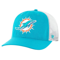 Miami Dolphins '47 Youth Trucker Adjustable Hat - Aqua/White - 47 brand