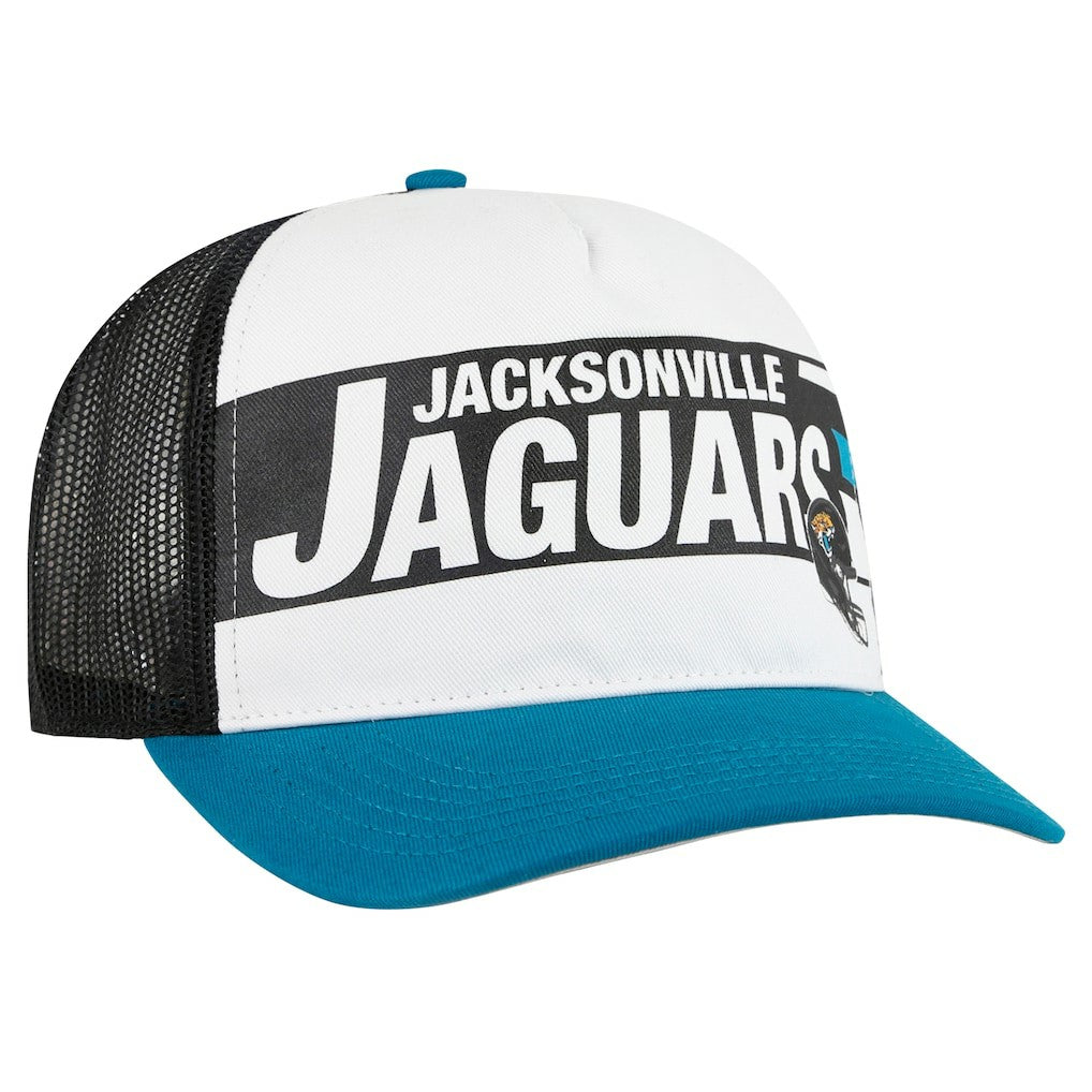 Jacksonville Jaguars '47 Youth Trucker Adjustable Hat - White/Teal - 47 brand