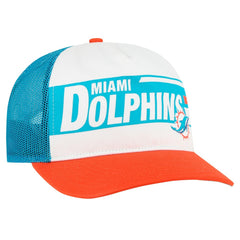 Miami Dolphins '47 Youth Trucker Adjustable Hat - White/Orange - 47 brand