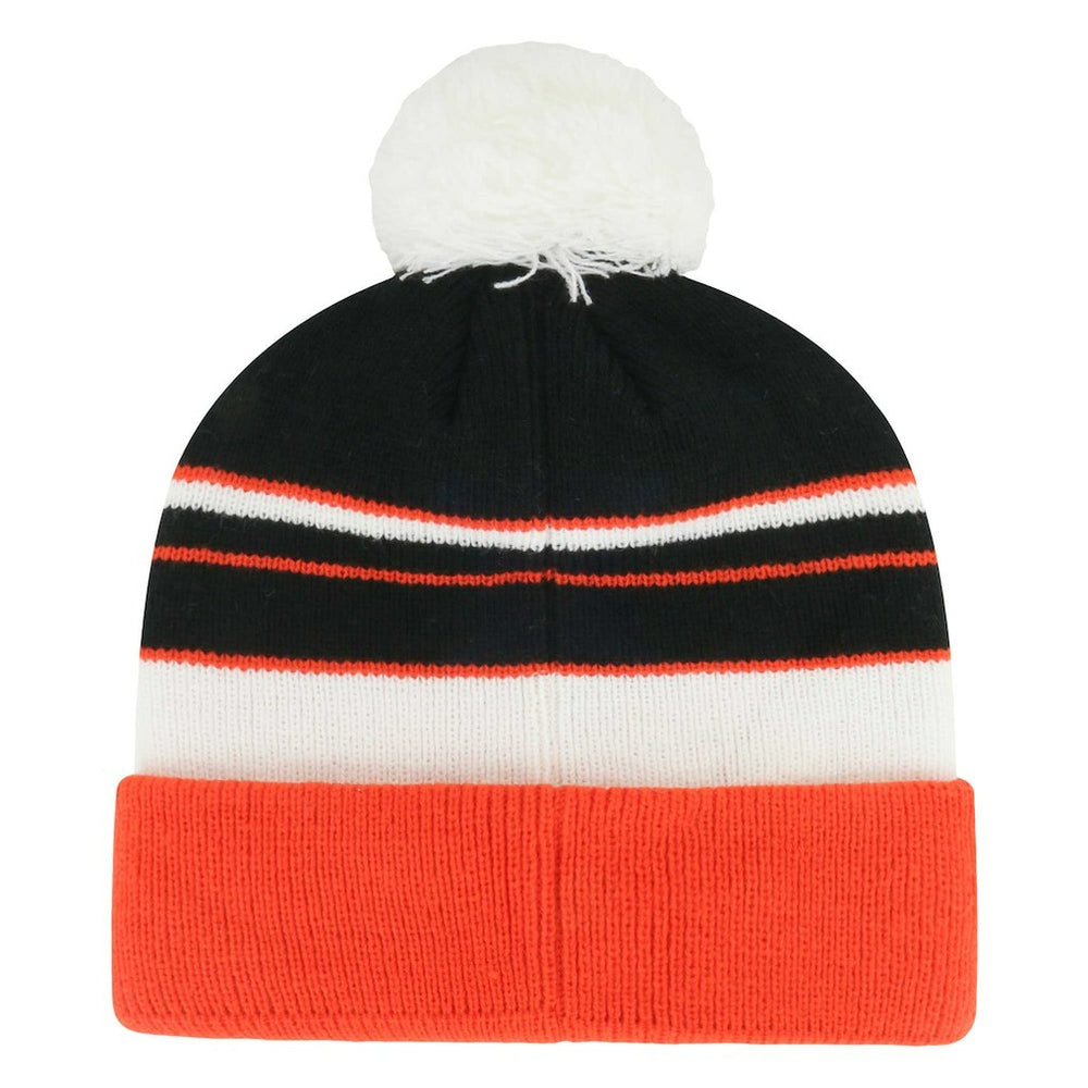 Cincinnati Bengals '47 Youth Peewee Cuffed Knit Hat with Pom - Black/Orange - 47 brand