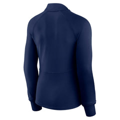 New York Yankees Fanatics Women's Elements Raglan Tri-Blend Quarter-Zip Top Outlet