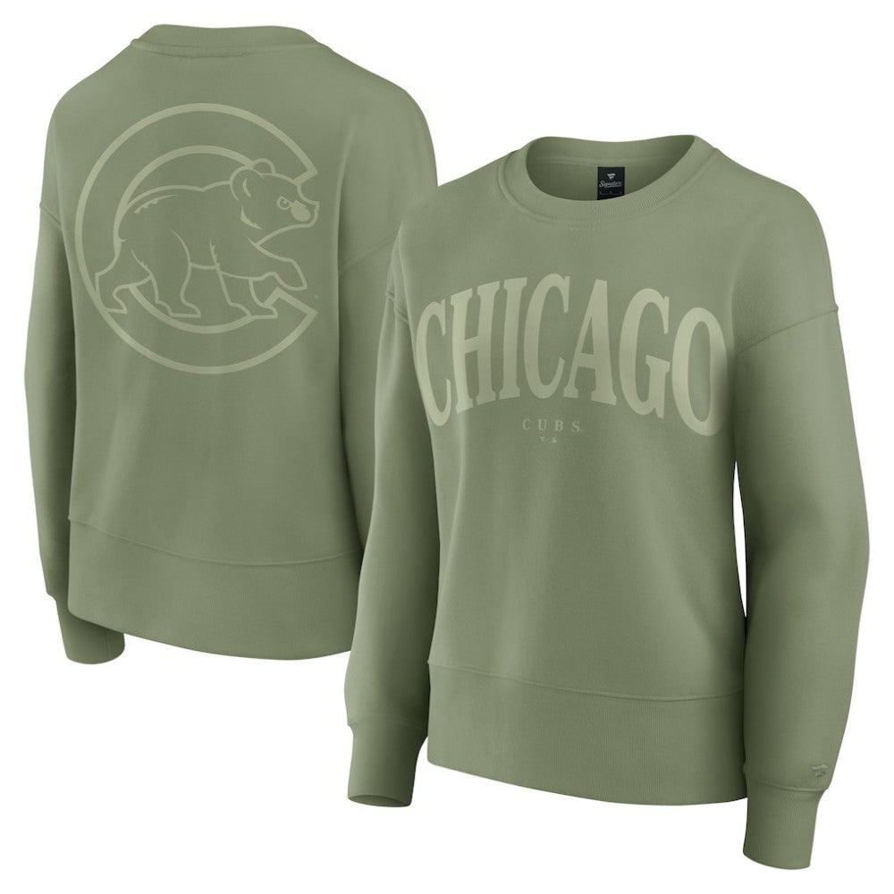 Chicago Cubs Fanatics Women's Elements Flow Pullover Sweatshirt Sale