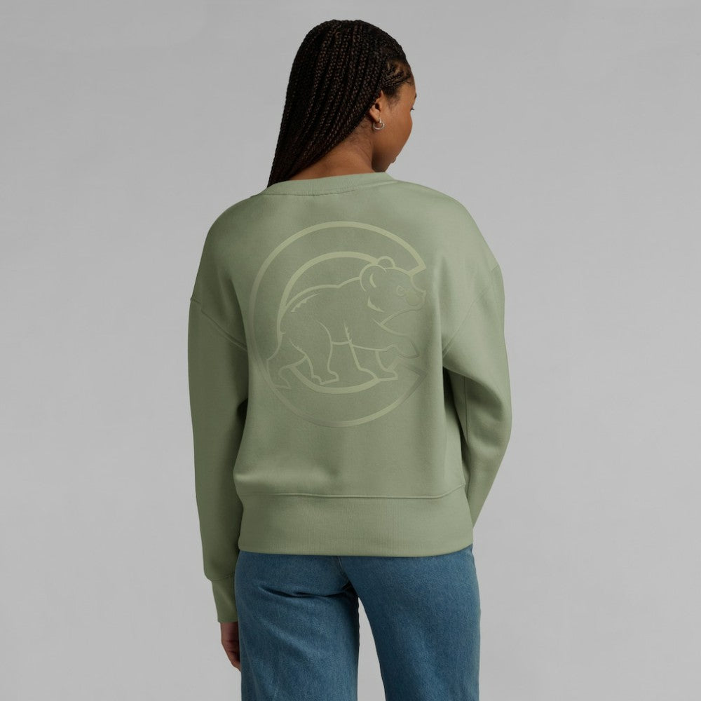 Chicago Cubs Fanatics Women's Elements Flow Pullover Sweatshirt Sale