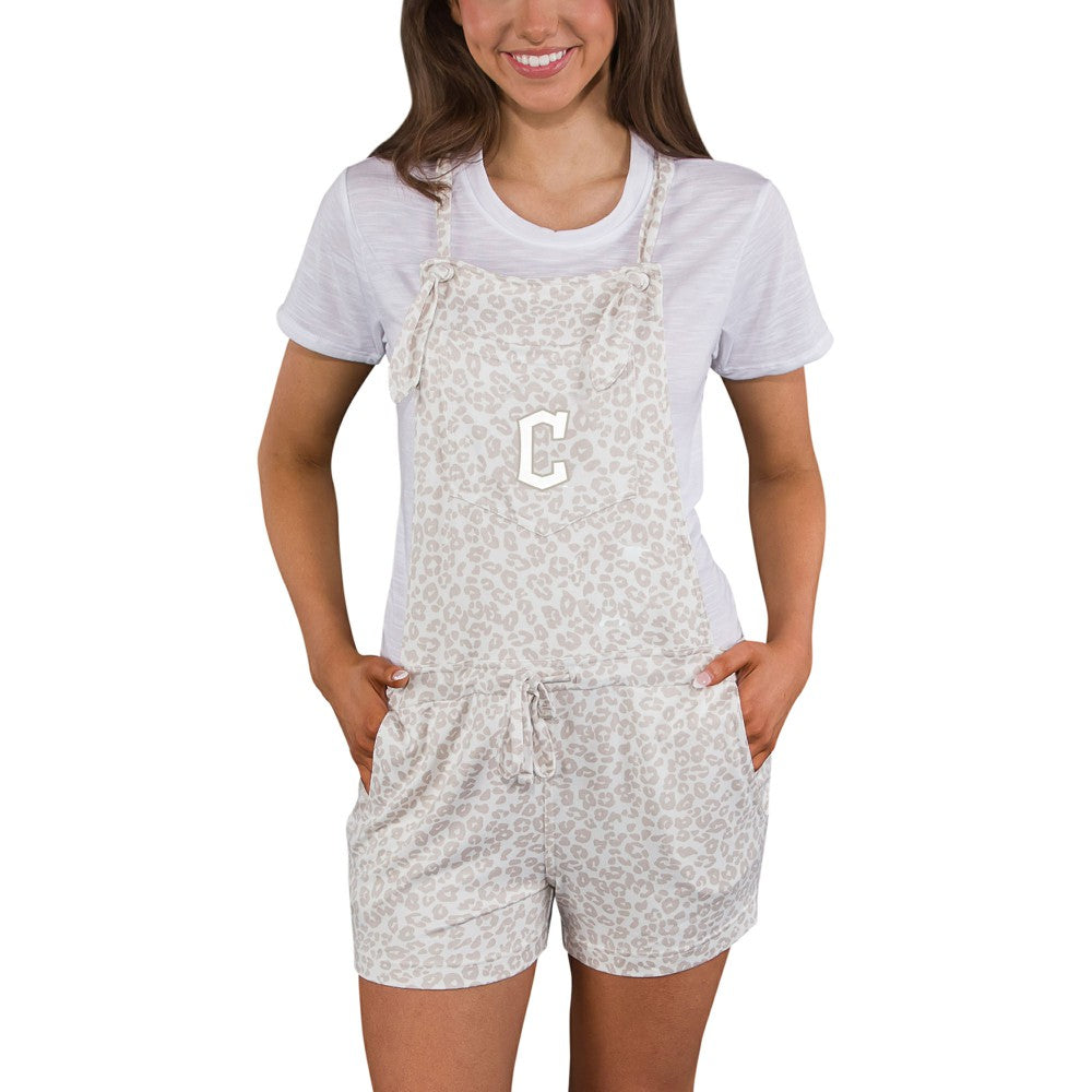 Cleveland Guardians Concepts Sport Women's Montana Hacci Knit Romper Overalls Outlet