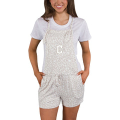 Cleveland Guardians Concepts Sport Women's Montana Hacci Knit Romper Overalls Outlet